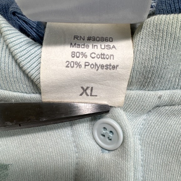 Artisans Sunschein Designs Michigan Lighthouse Cardigan USA 90s All Over Design - Picture 3 of 10